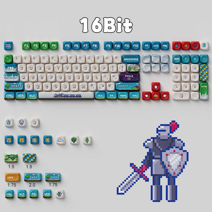 16Bit MOA Profile PBT 120+ Keys Keycaps Set