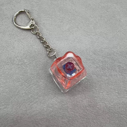 Switch Tester Fidget Keychain with Switch - 1 Key MAO Profile with LED