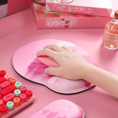 Sakura Pink Memory Foam Wrist Rest Pad