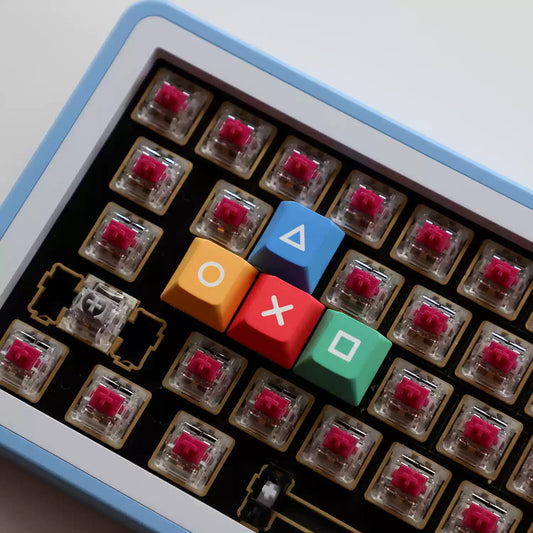 PS Themed WASD Keycaps - Set of 4 Keys