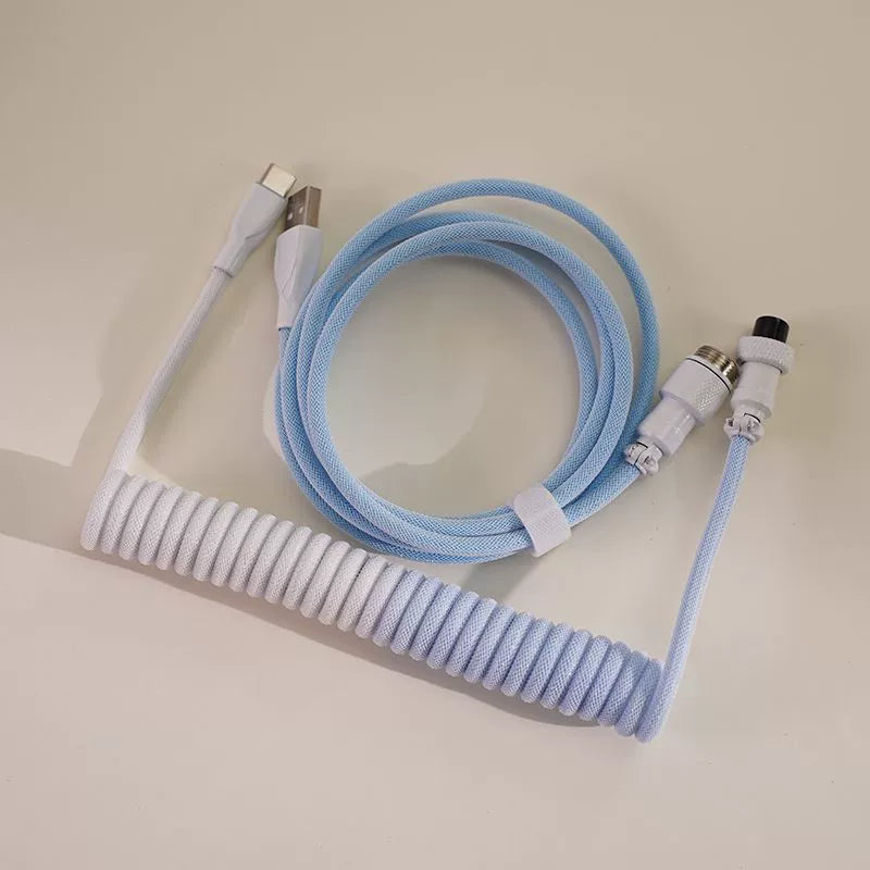 Glacier Aviator Coiled Braided Type-C Cable