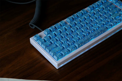 Ocean Swirl cherry FancyKeebs