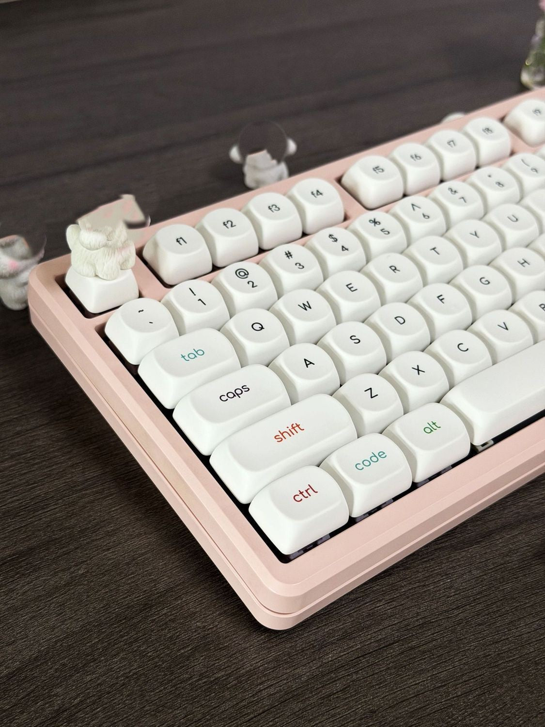 Orchard White MOA Profile 120+ Keys PBT Keycaps Set