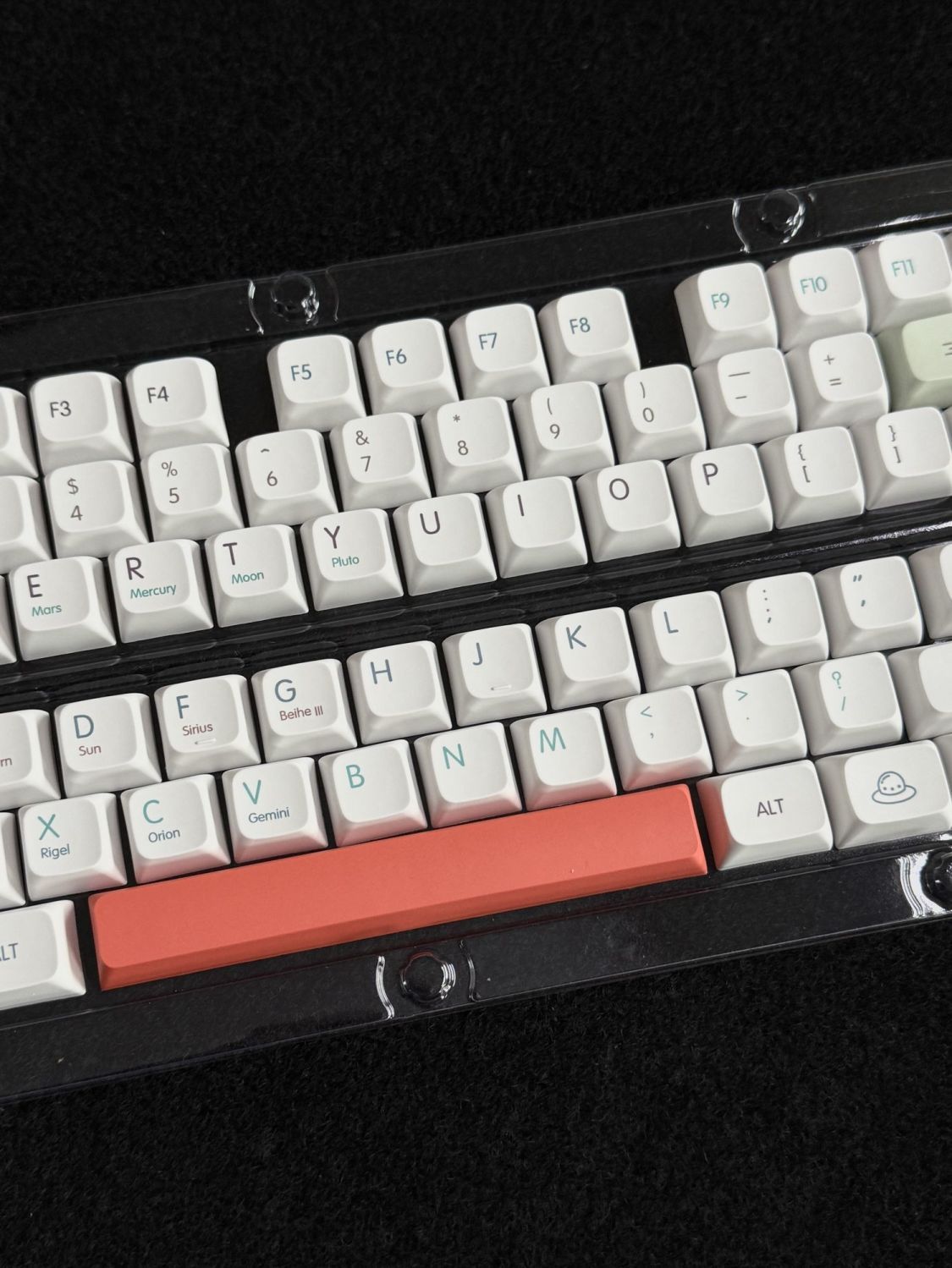 Planet Escape XDA Profile Keycaps Set Middle Part