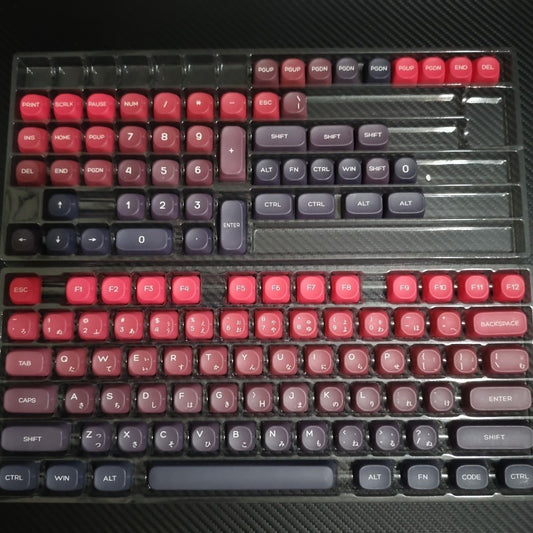 Red Gradient MOA Profile Keycaps FancyKeebs