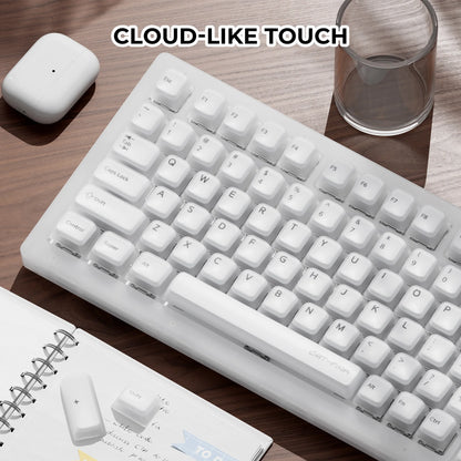 XVX Soft Silicone Pudding Keycaps Cherry Proffile 113 Keys Set