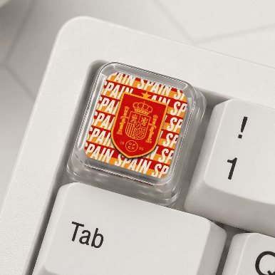 Spain Football Team Keycaps