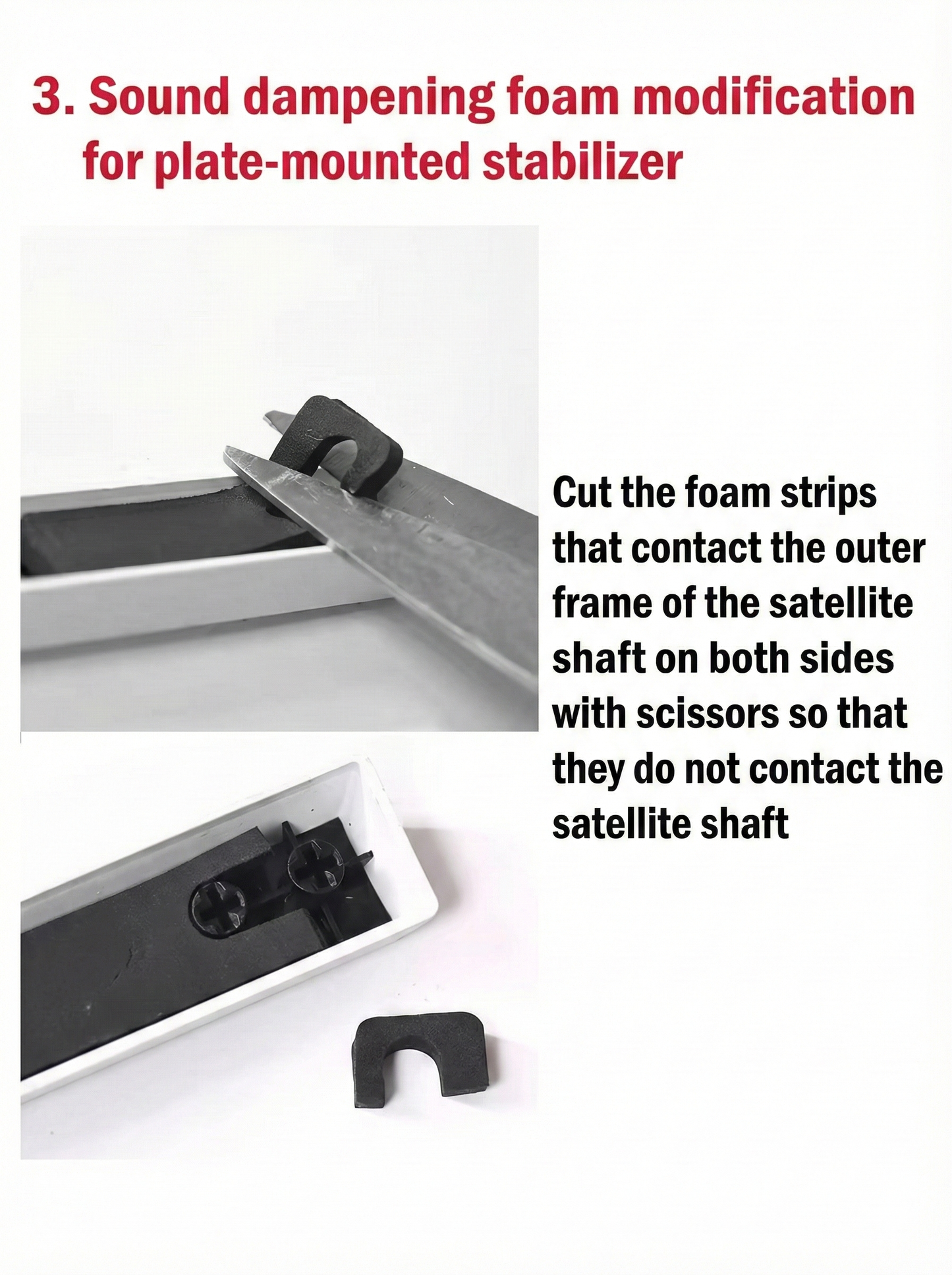 Spacebar Sound Dampener Foam Kit - 4in1