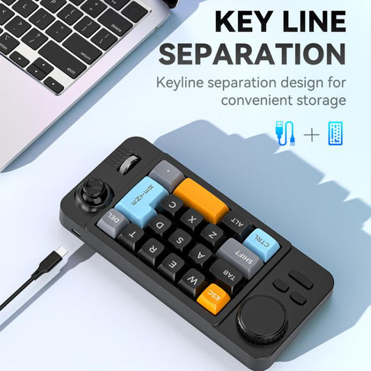 K811 19 Key Hot swappable Wired Macro RGB Keyboard