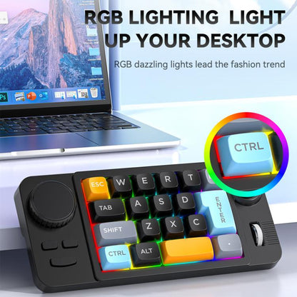 K811 19 Key Hot swappable Wired Macro RGB Keyboard