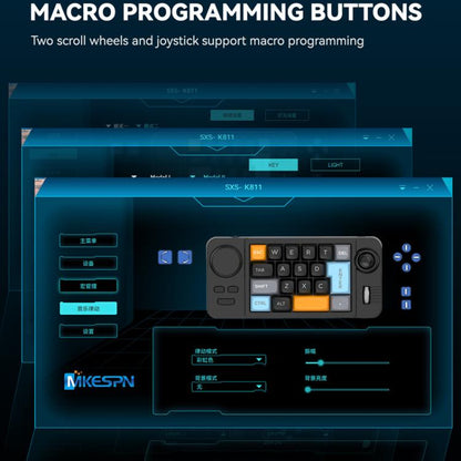 K811 19 Key Hot swappable Wired Macro RGB Keyboard