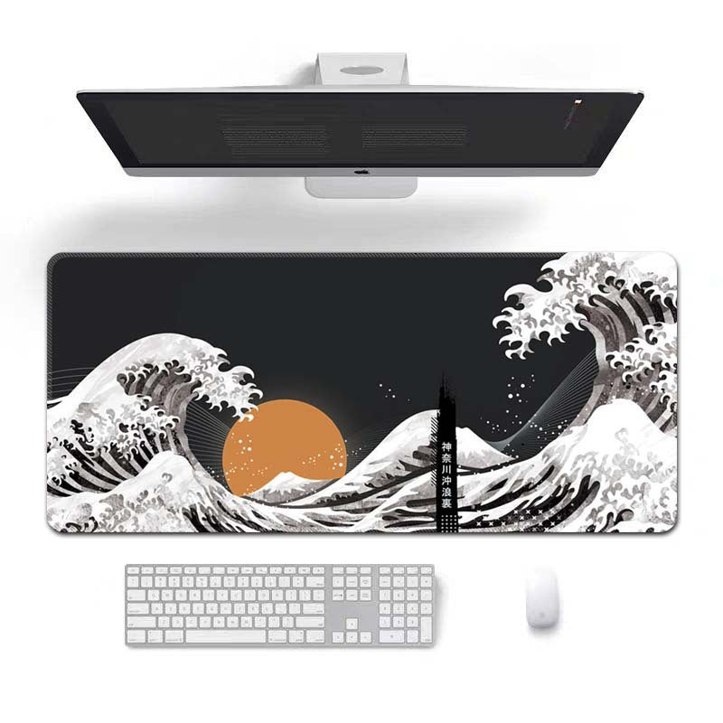 Ukiyo 4mm Thick Premium Anti Skid Deskpad 900*400*4mm FancyKeebs Bangladesh