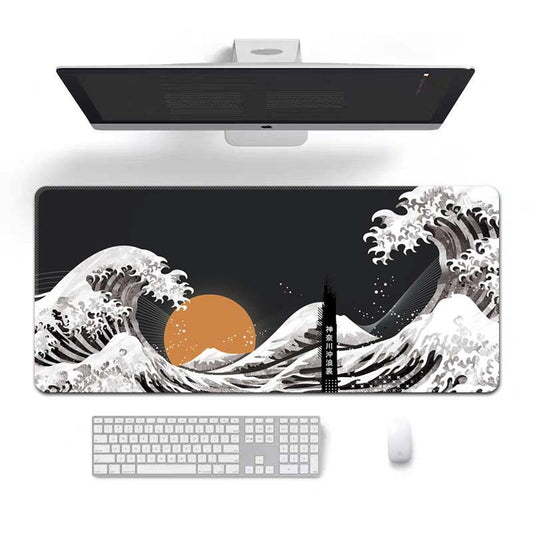 Ukiyo 4mm Thick Premium Anti Skid Deskpad 900*400*4mm FancyKeebs Bangladesh
