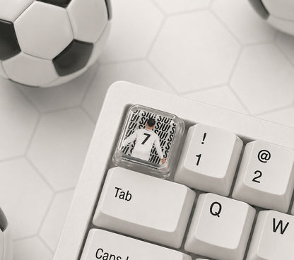 CR7 Edition Football Jersey Caps XDA Profile - Set of 5 Keys