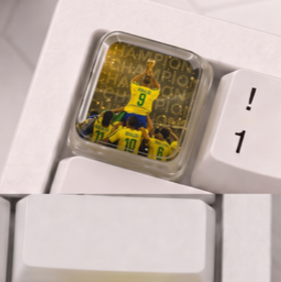 Worldup 2002 Keycaps Brazil Champion