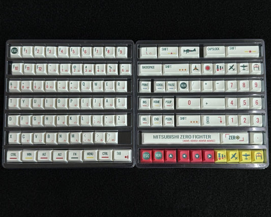 Zero FIghter XDA Profile PBT 120+ Keys Keycaps Set All Key