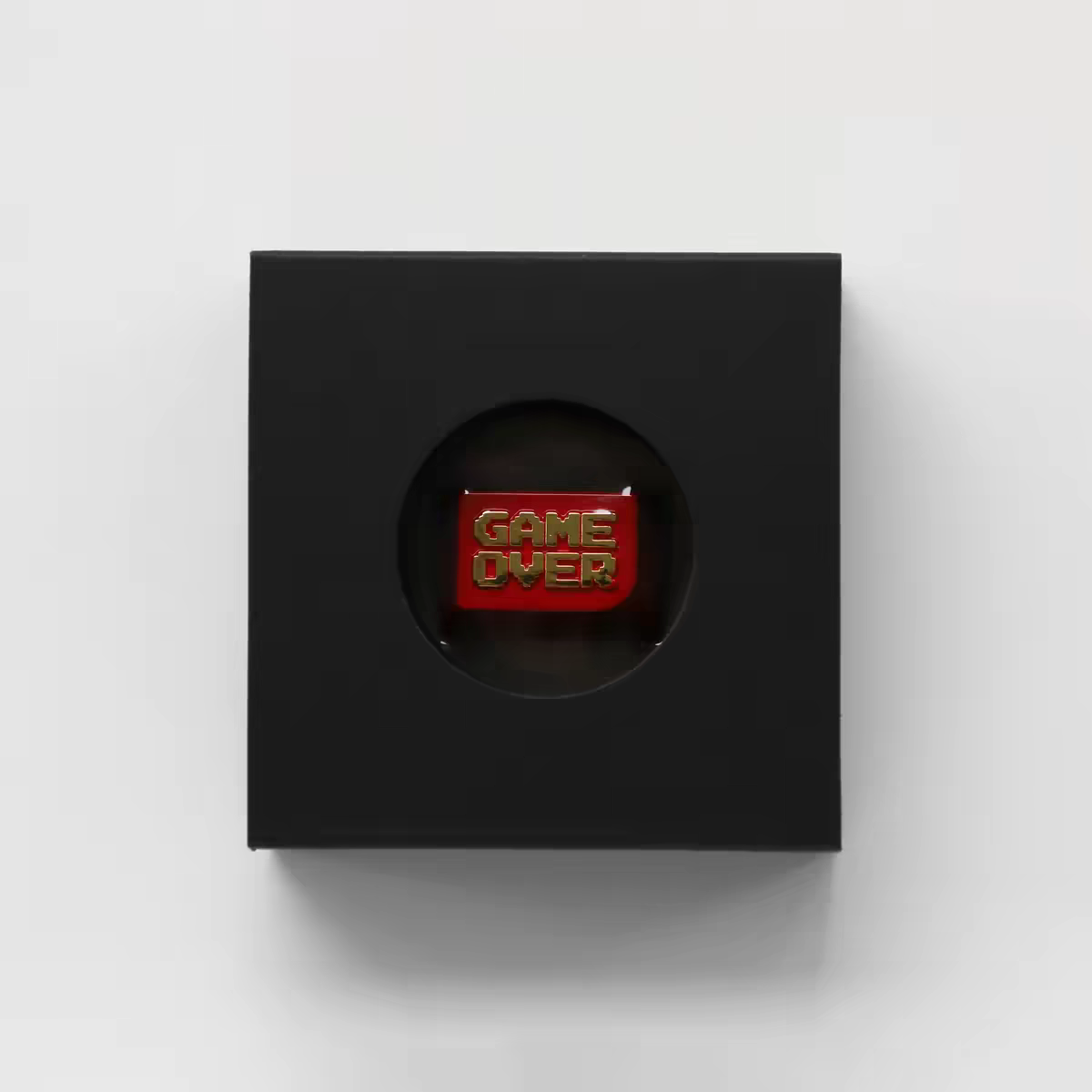 Zinc Alloy Game Over Red Keycap