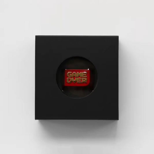 Zinc Alloy Game Over Red Keycap