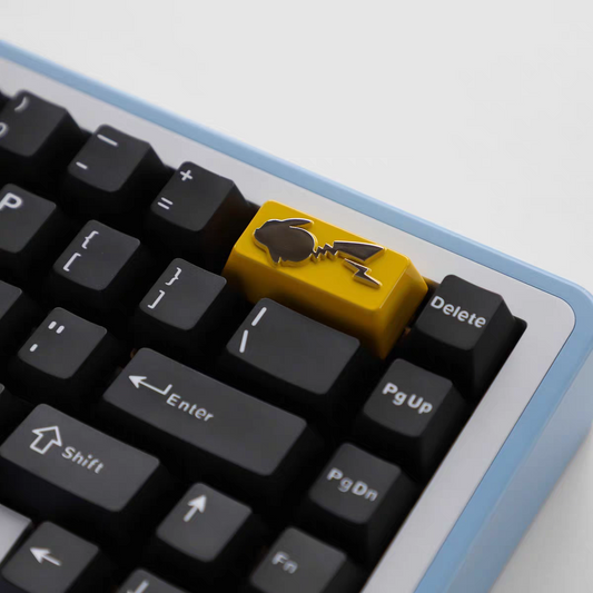 Zinc Alloy Pikachu 2u Backspace Artisan Keycaps