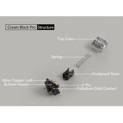 Akko V3 Creamy Black Pro Linear Switch 45pcs Box