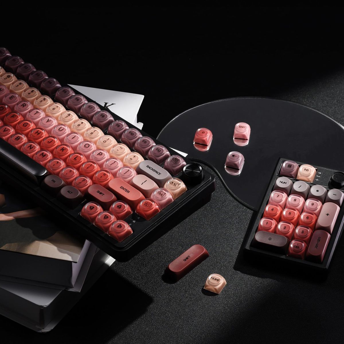 XVX Berry Semi Transparent HOA Profile 120+ Keys Keycaps Set