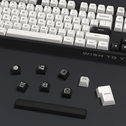 Kbdiy Bow 161 Keys SA Profile Doubleshot Keycaps Set