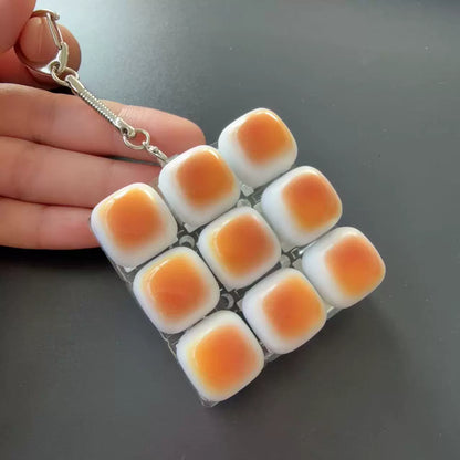 bun keycap fidget keychain 9 key