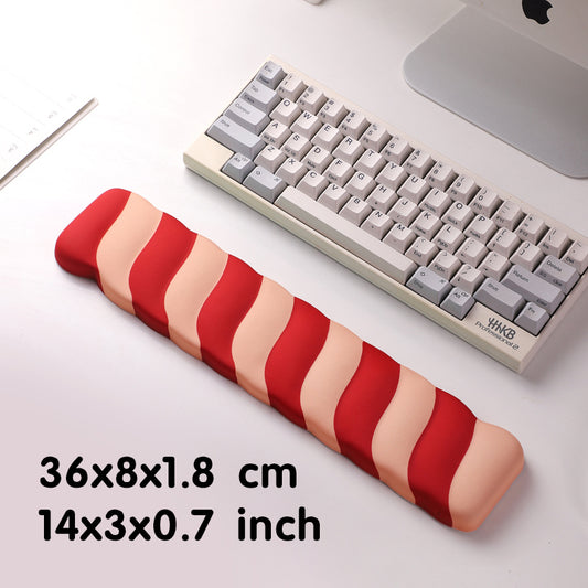 Premium Keyboard Mouse Wrist Rest Combo - Red Candy
