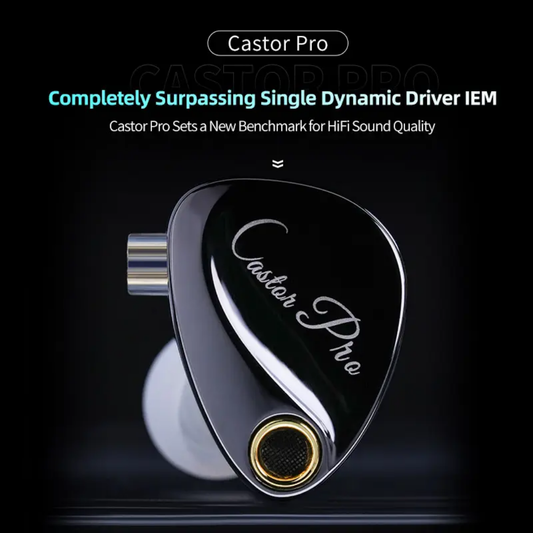 KZ Castor Pro Single Dynamic Driver IEM Harman Target Improved Bass Version