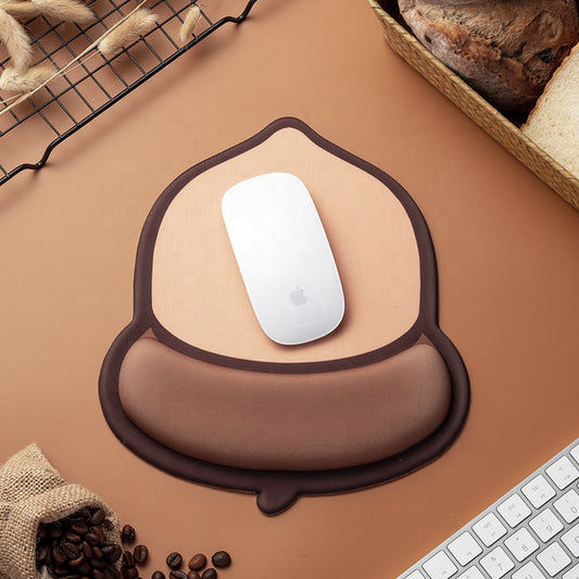 Premium Keyboard Mouse Wrist Rest - Nuts