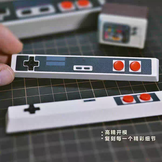 K-11 Retro Spacebar 6.25U Black and White