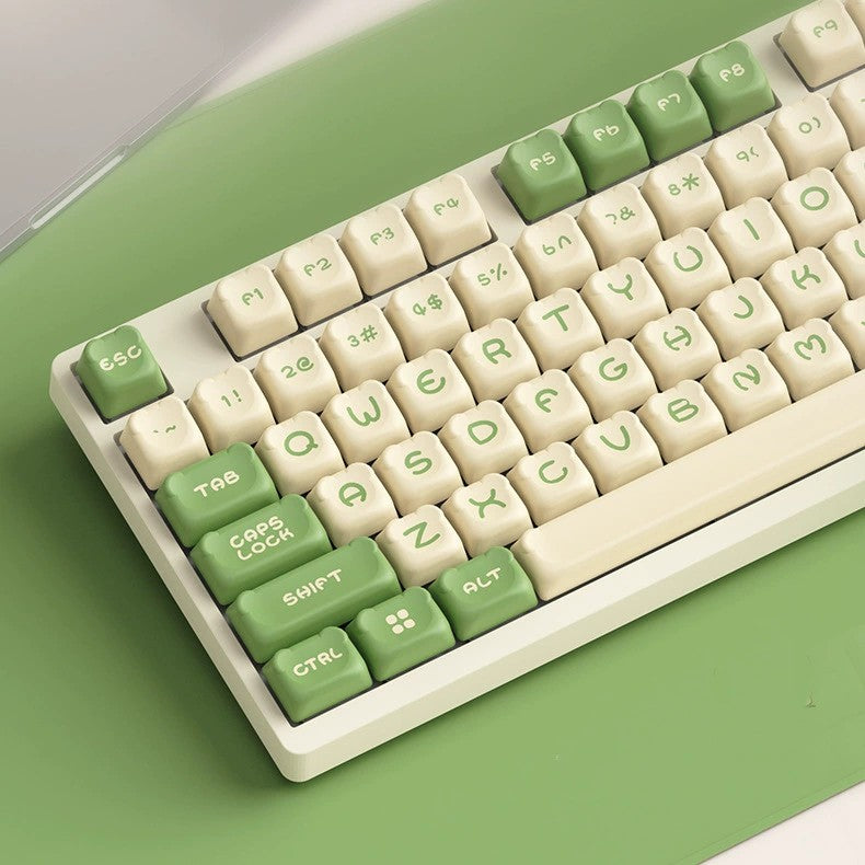 Akko Matcha Bear 122 Keys PBT Keycaps OEM