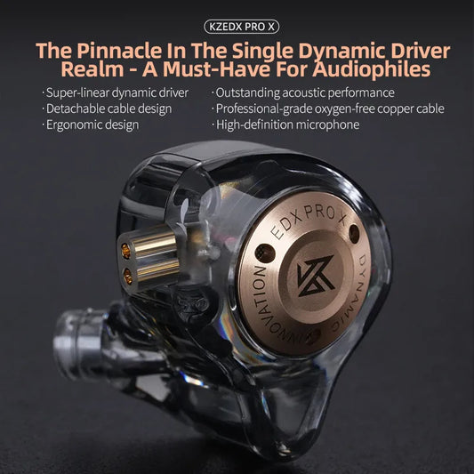 KZ Edx Pro X Earphone With Mic