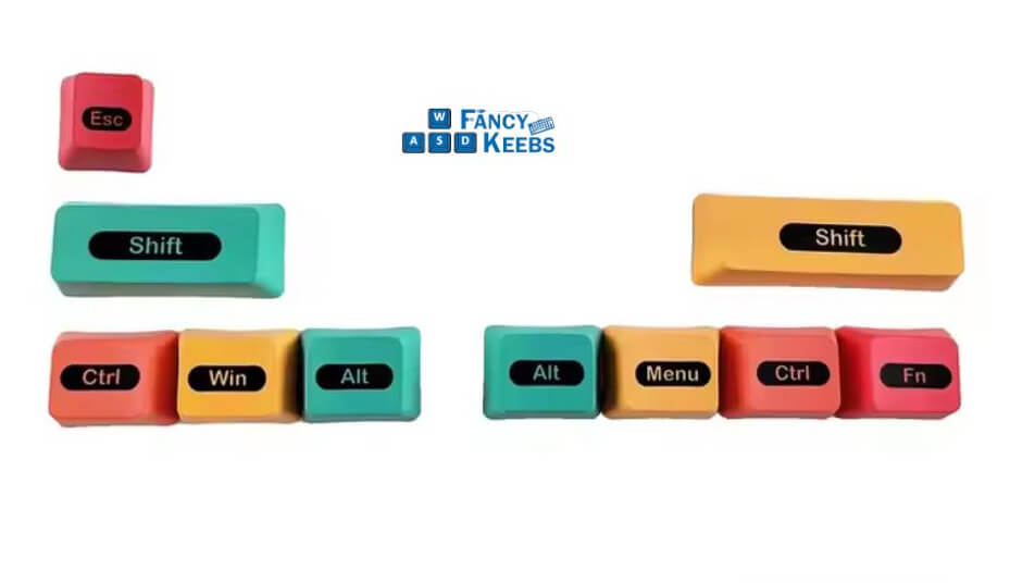 Tropical Modifiers Keys - Set of 10 Keys