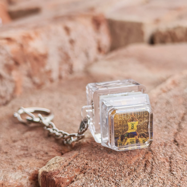 Rivaldo Ronaldo Ronaldinho Brazil 2002 Winning Celebration Keycap Keyboard Fidget Single LED RGB Keychain Price in Bangladesh at FancyKeebs