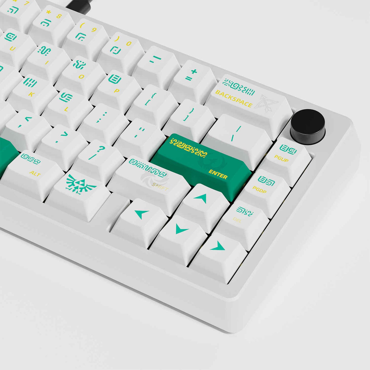 Zelda Breath of The Wild Green 125 Keys Cherry Keycaps