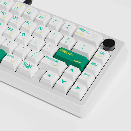 Zelda Breath of The Wild Green 125 Keys Cherry Keycaps