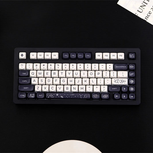 GMK Milky way White 126 Keys - MOA Profile Keycap