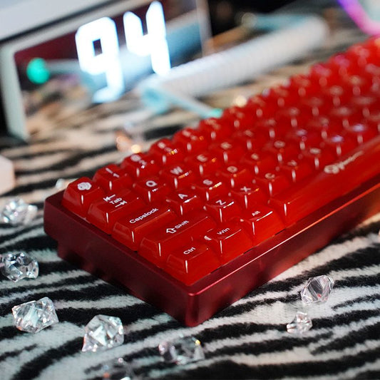 Weikav Rose Themed PC+UV Keycaps Set