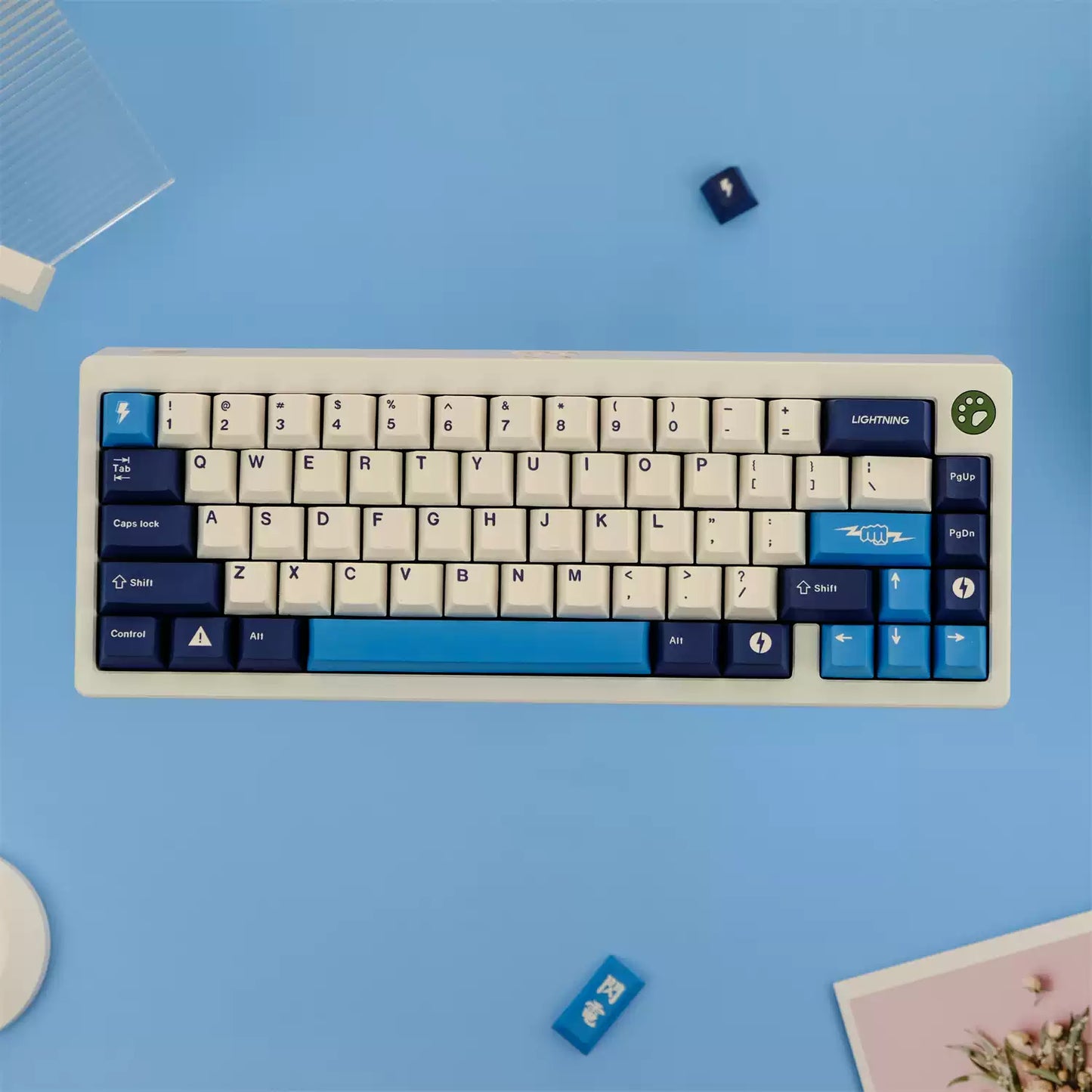GMK Lightening Cherry Profile 120+ Keys Keycaps Set