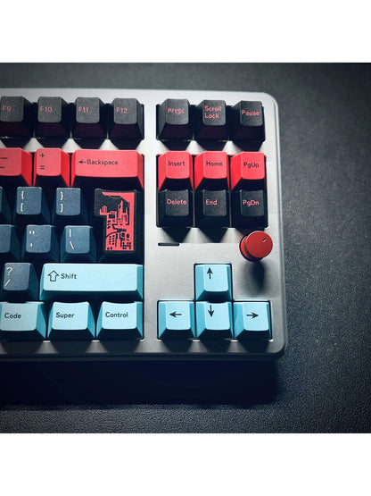 GMK Neon Lights Cherry Profile 161 Keys Keycaps Set