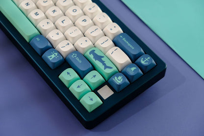 GMK Hammerhead Shark MA Profile PBT 120+ Keys Keycaps Set