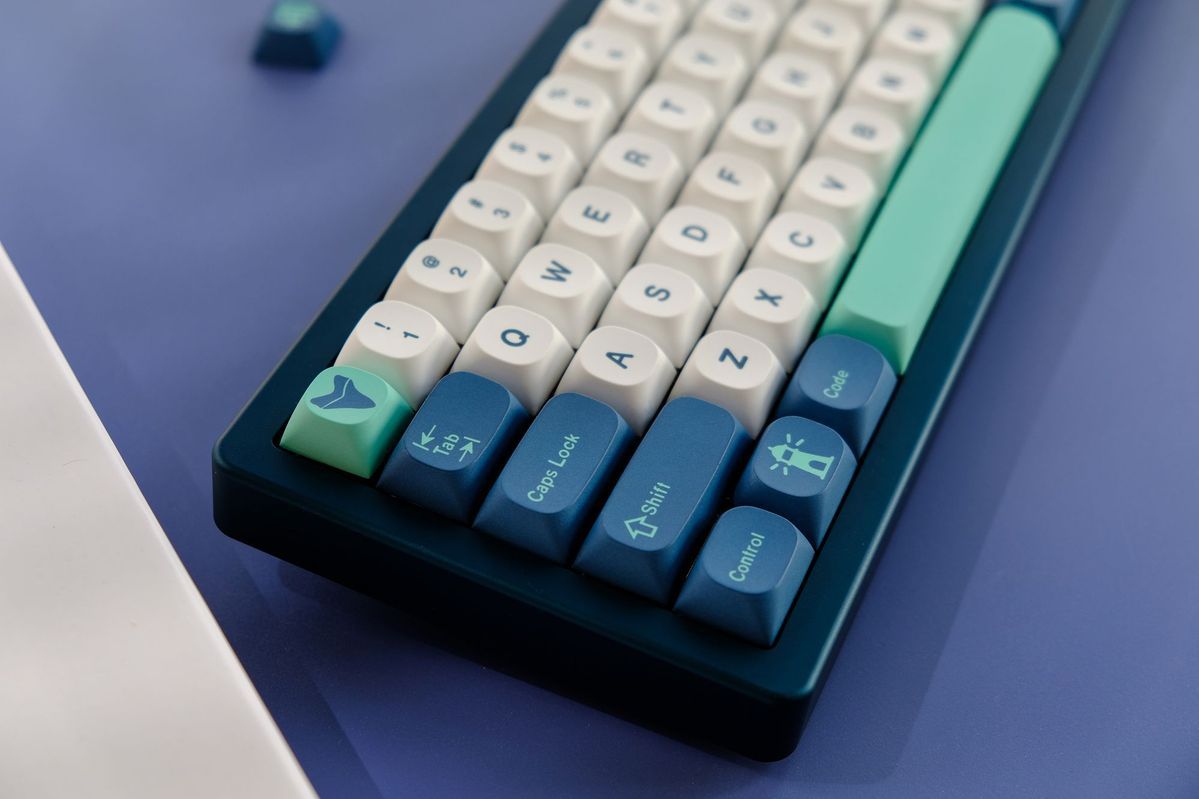 GMK Hammerhead Shark MA Profile PBT 120+ Keys Keycaps Set