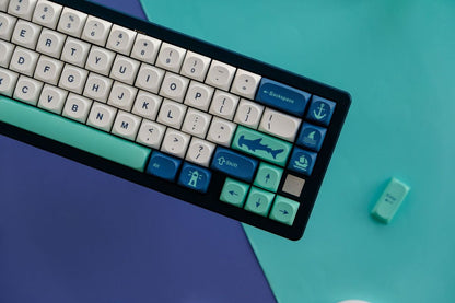 GMK Hammerhead Shark MA Profile PBT 120+ Keys Keycaps Set