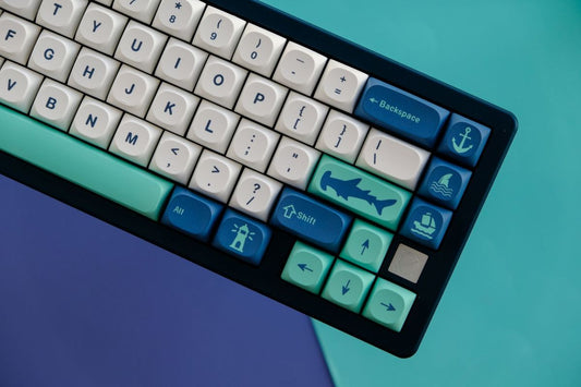 GMK Hammerhead Shark MA Profile PBT 120+ Keys Keycaps Set