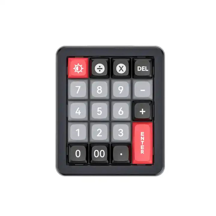 K812 19 Key Hot swappable Gasket Mount Aluminium Macro RGB Wired Keyboard