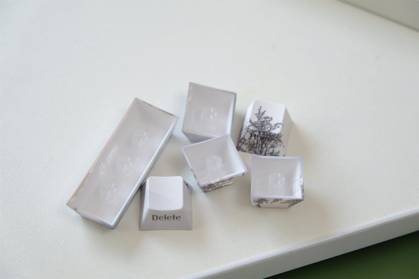 Ink Mountain Side Engraved PBT 120+ Keys Keycaps Set