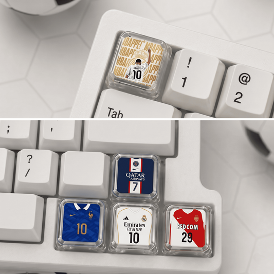 Mbappe Edition Football Jersey Caps XDA Profile - Set of 5 Keys