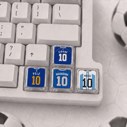 GOAT Edition Football Jersey Caps XDA Profile - Set of 4 Keys