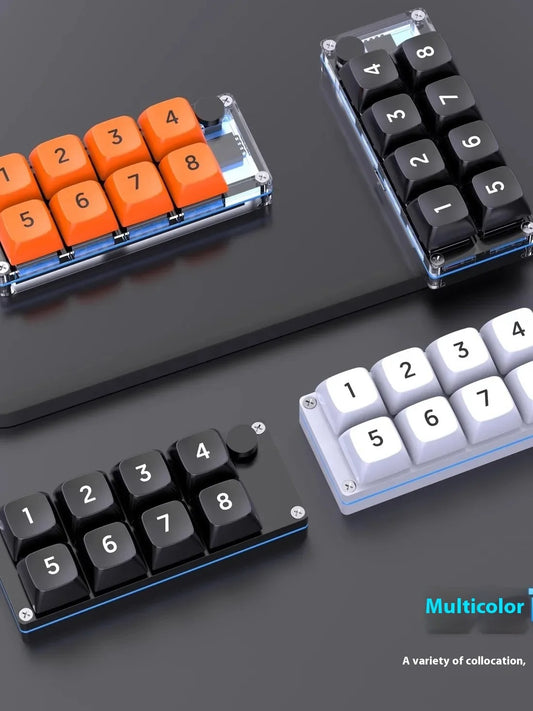 K806 Hot Swappable 8Key RGB Wired Macro Keypad